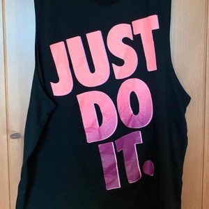 Nike Women's Muscle Tank Black and Pink